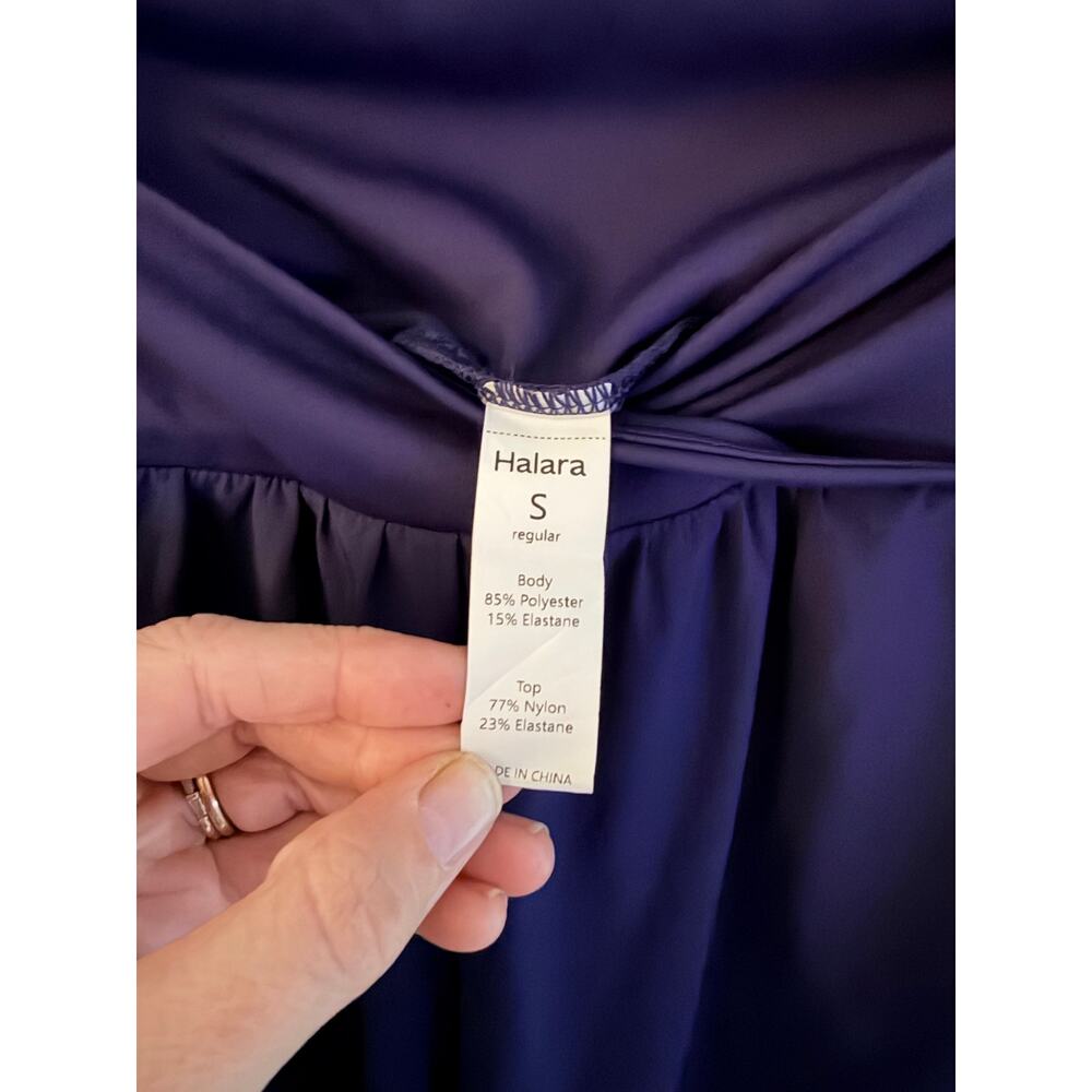 Halara Breezeful High Waisted Navy Crossover Quick Dry Resort Pants-Size S - Picture 4 of 7